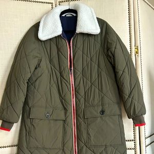 Boden Reversible Quilted Puffer Coat